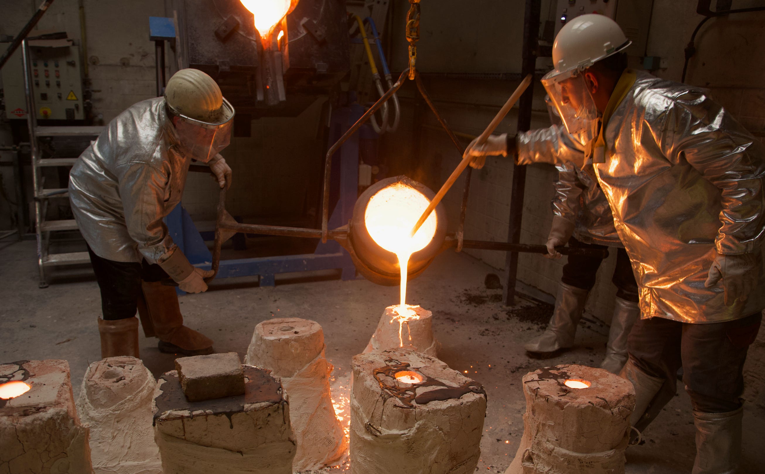 Journée de fonte du bronze chez Rosini- Fonderie d'art