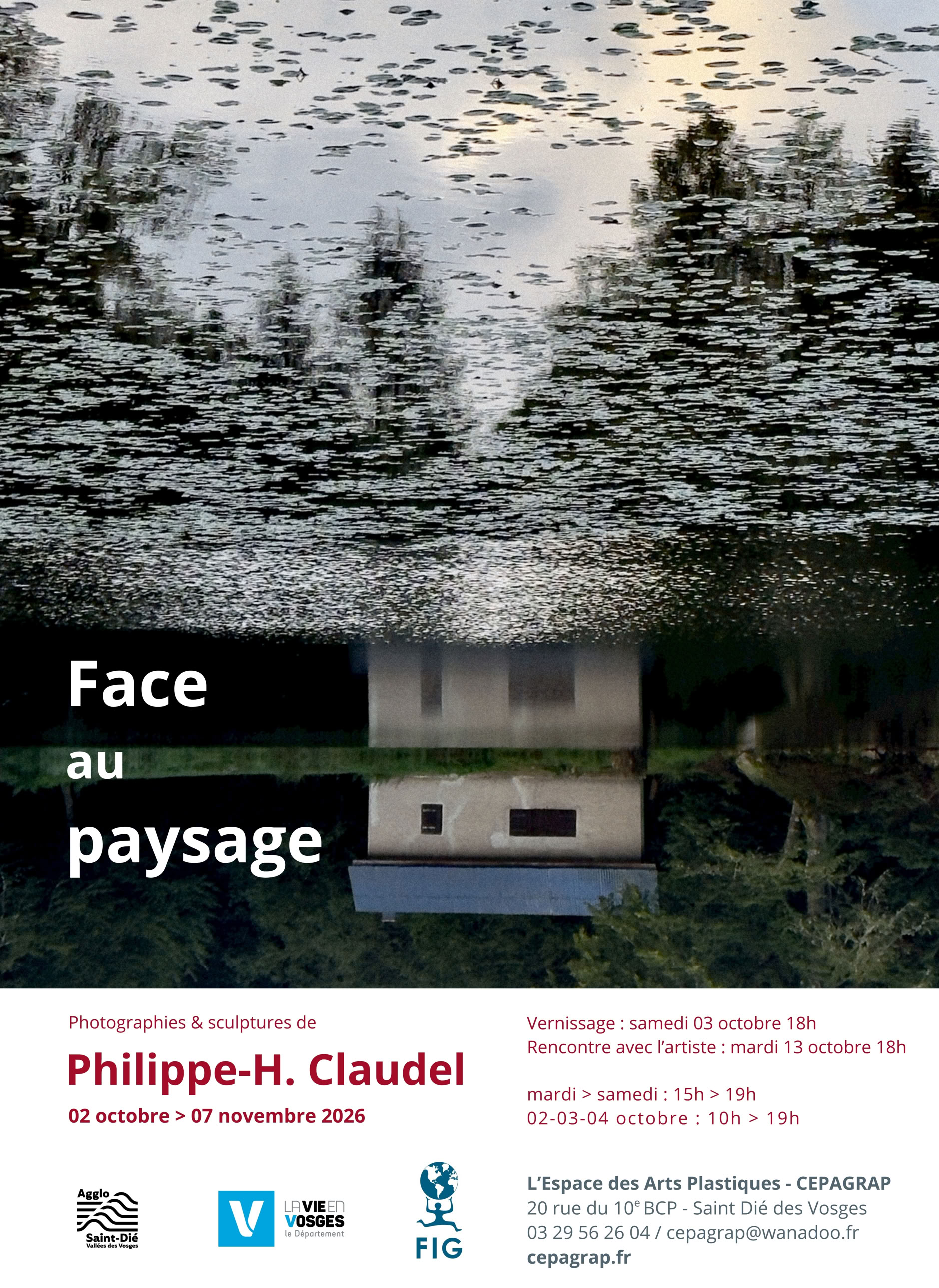 Affiche Face au paysage-St Dié des Vosges 2026